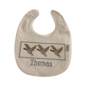 Yếm cho bé thêu hình con vật đáng yêu